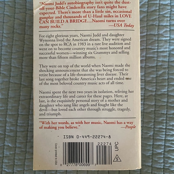 Naomi Judd’s Book “Love Can Build a Bridge” - Picture 2 of 3